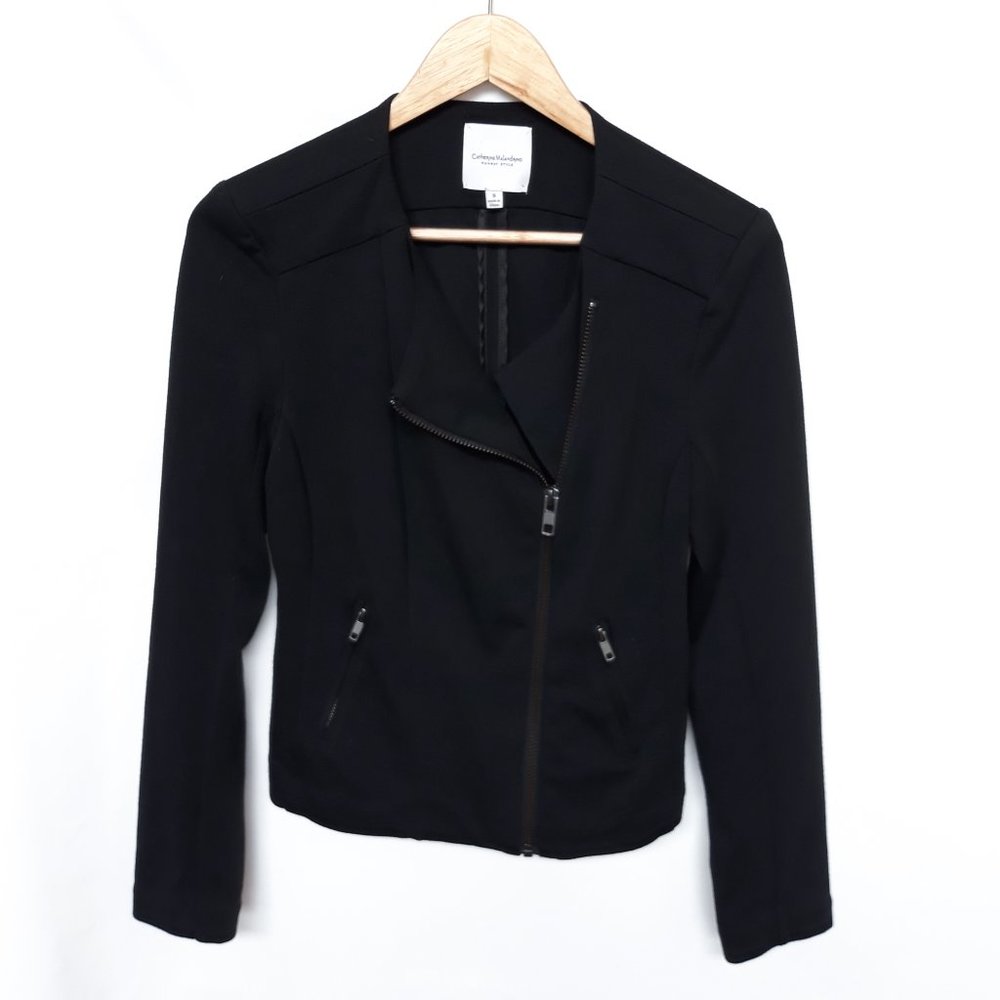 CATHERINE MALANDRINO Moto Zip Up Jacket